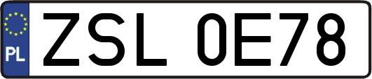 ZSL0E78