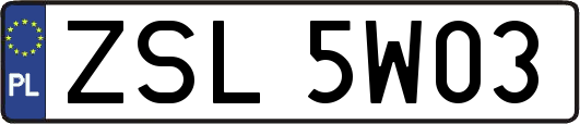 ZSL5W03