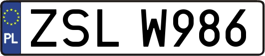ZSLW986
