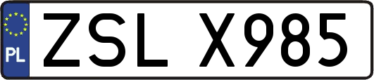 ZSLX985