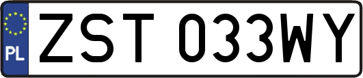 ZST033WY