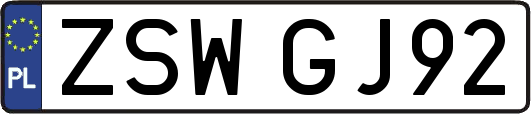 ZSWGJ92