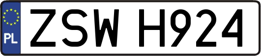 ZSWH924