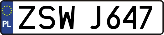 ZSWJ647