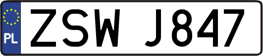 ZSWJ847