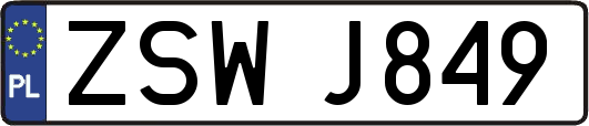 ZSWJ849