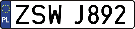 ZSWJ892