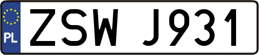 ZSWJ931
