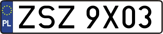 ZSZ9X03