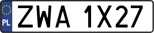 ZWA1X27