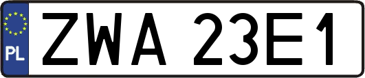 ZWA23E1