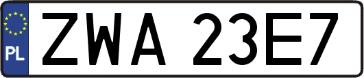 ZWA23E7