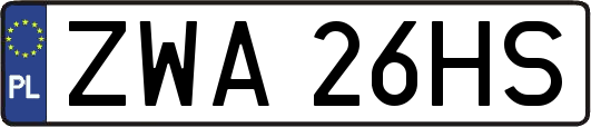 ZWA26HS