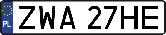 ZWA27HE