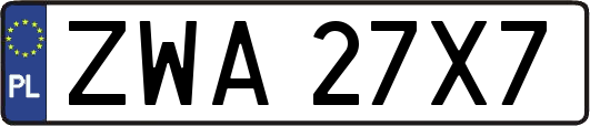 ZWA27X7