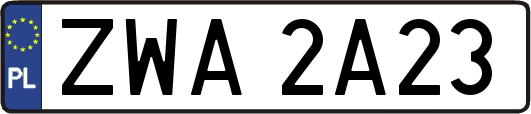 ZWA2A23