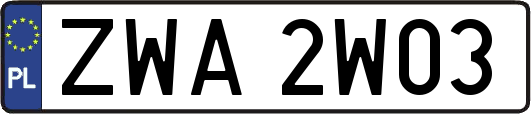 ZWA2W03