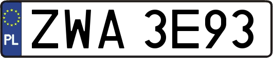 ZWA3E93