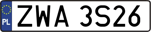 ZWA3S26