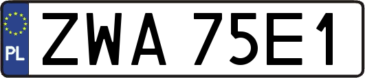 ZWA75E1